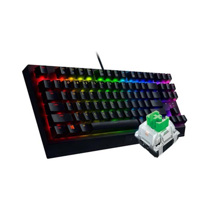 TNC Store Bàn phím cơ Razer Blackwidow V3 TKL Green switch